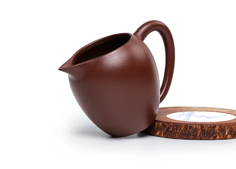 宜兴紫砂公道杯公杯分茶器加厚耐热茶具配件原矿紫泥问道分茶杯 详情图 14