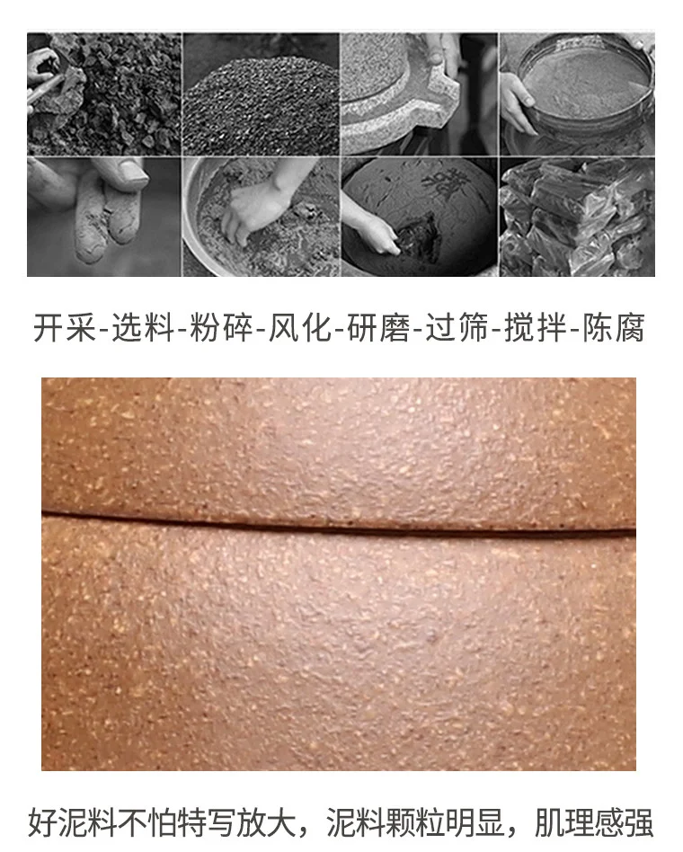 藏壶天下宜兴紫砂壶国工小茶壶单壶芝麻段全手工双面刻绘龙蛋壶 详情图 13