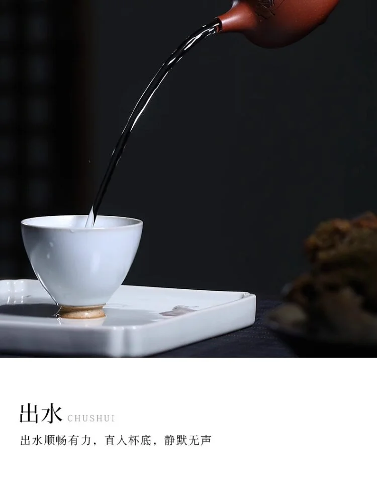 小容量宜兴紫砂壶纯手工功夫茶具泡茶壶原矿底槽清虾趣景舟石瓢壶 详情图 15