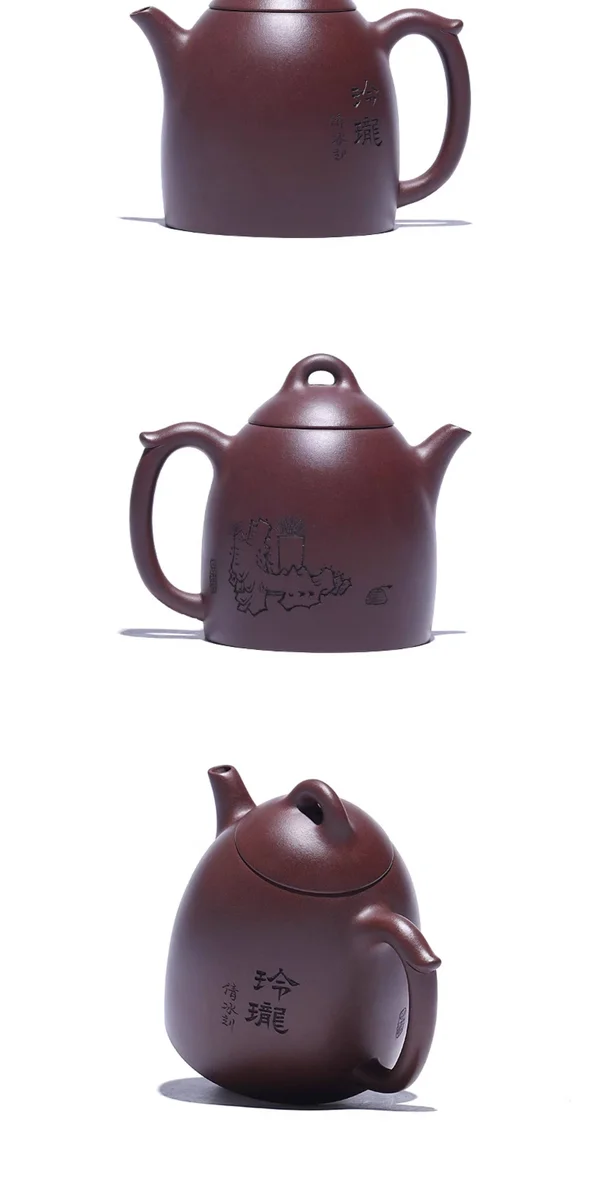 藏壶天下宜兴紫砂壶纯手工紫泥泡茶壶单壶家用紫砂功夫茶具秦权壶 详情图 12