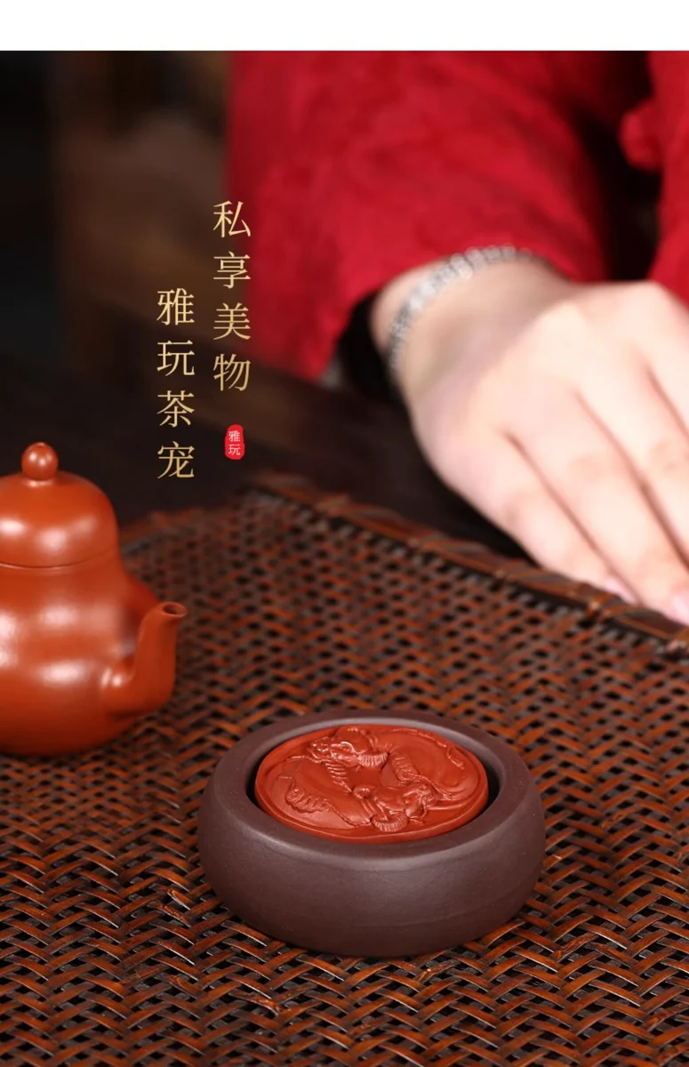 精品紫砂茶宠可养茶盘摆件茶具配件茶桌摆件茶玩生肖牛扭转乾坤 详情图 15