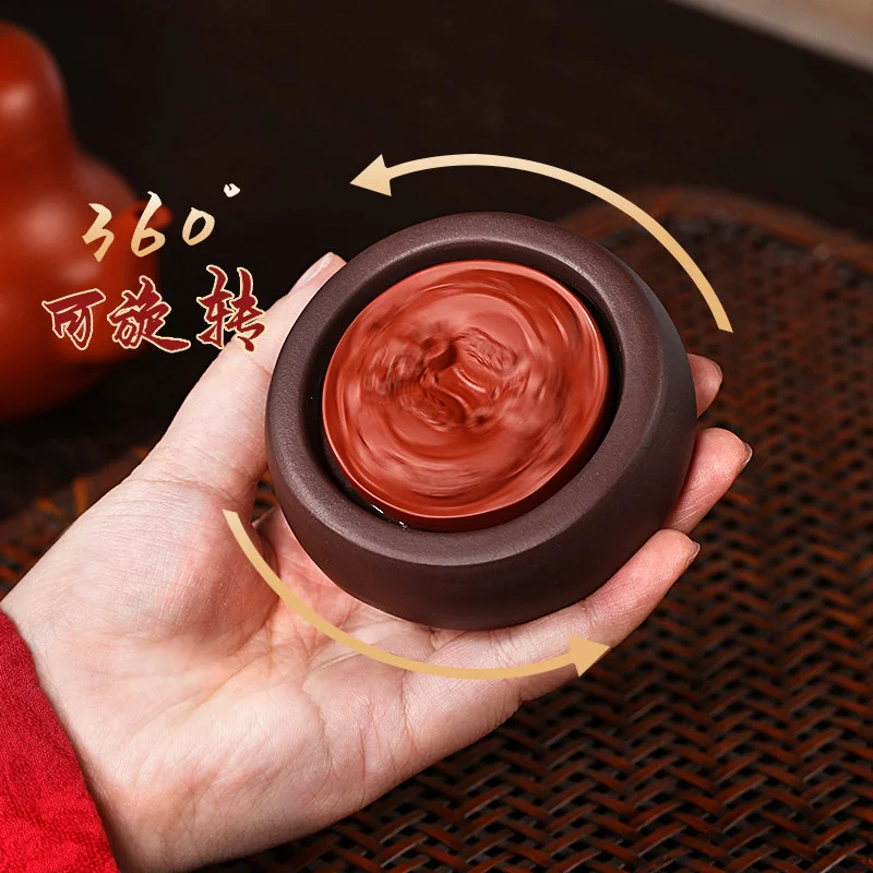 精品紫砂茶宠可养茶盘摆件茶具配件茶桌摆件茶玩生肖牛扭转乾坤 - 5