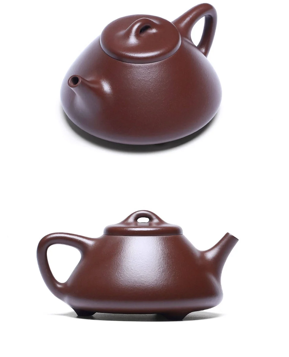 藏壶天下宜兴名家紫砂壶纯手工茶壶单壶紫砂茶具原矿老紫泥石瓢壶 详情图 18