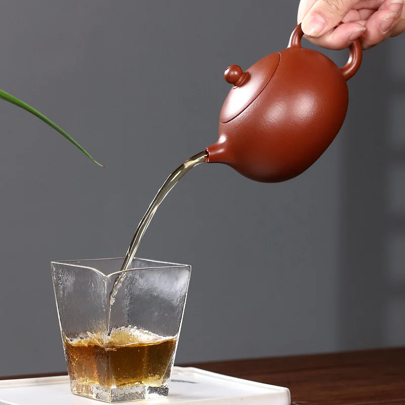 藏壶天下宜兴紫砂壶纯手工家用泡茶壶原矿梨皮大红袍功夫茶具西施 - 6