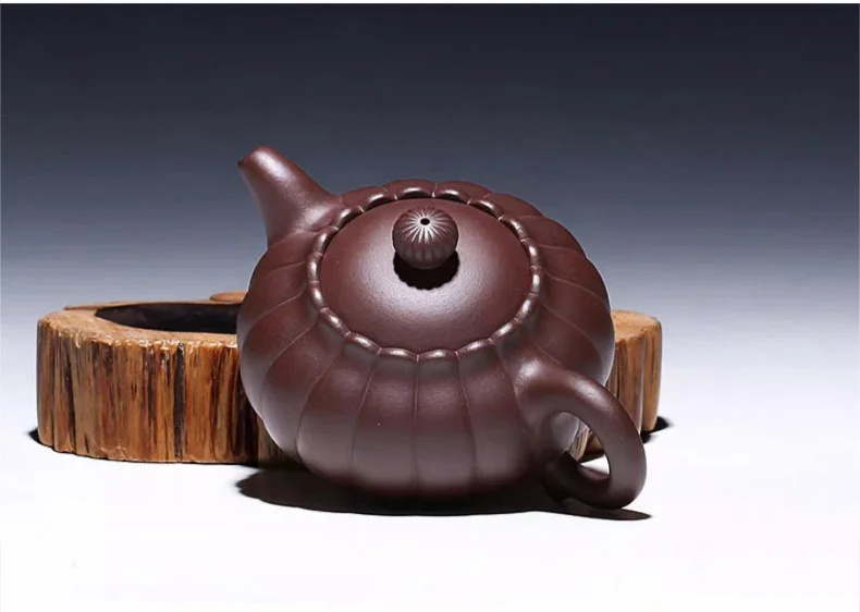 原矿朱泥宜兴名家纯手工筋纹紫砂壶小茶壶单人功夫茶具家用泡茶壶 详情图 19