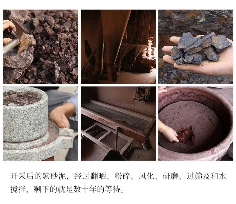 原矿朱泥宜兴名家纯手工筋纹紫砂壶小茶壶单人功夫茶具家用泡茶壶 详情图 25