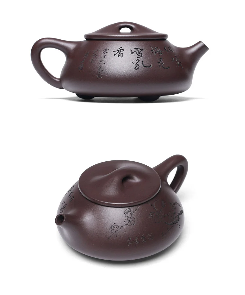 宜兴紫砂壶纯手工紫砂茶具深井紫泥家用泡茶壶套装复刻景舟石瓢壶 详情图 24