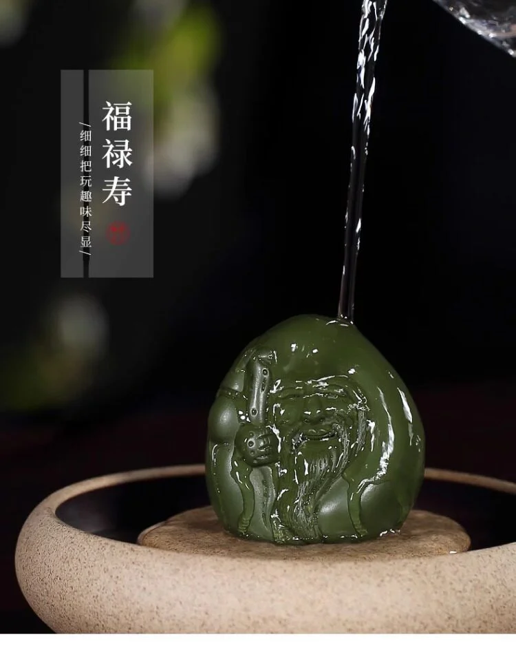变色紫砂茶宠精品可养招财茶桌摆件茶具配件摆设小猪茶玩茶台装饰 详情图 26