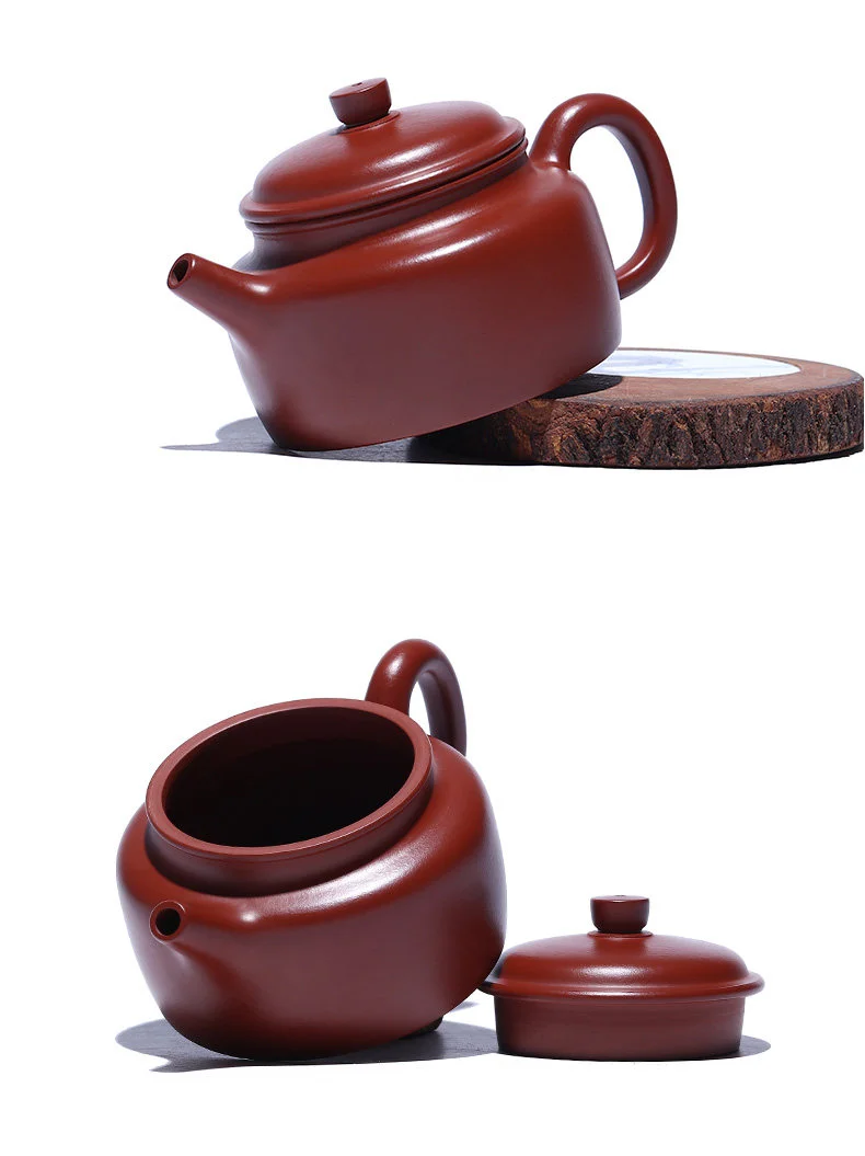 宜兴原矿大红泥紫砂茶壶纯手工朱倩冰德钟小茶壶单壶紫砂茶具家用 详情图 14