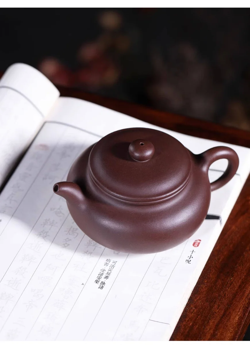 正宗宜兴紫砂壶纯手工茶壶单壶家用功夫茶具全手工泡茶壶小号仿古 详情图 11