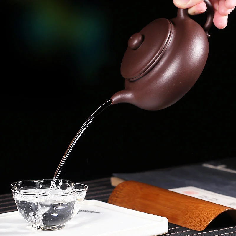 正宗宜兴紫砂壶纯手工茶壶单壶家用功夫茶具全手工泡茶壶小号仿古 - 5