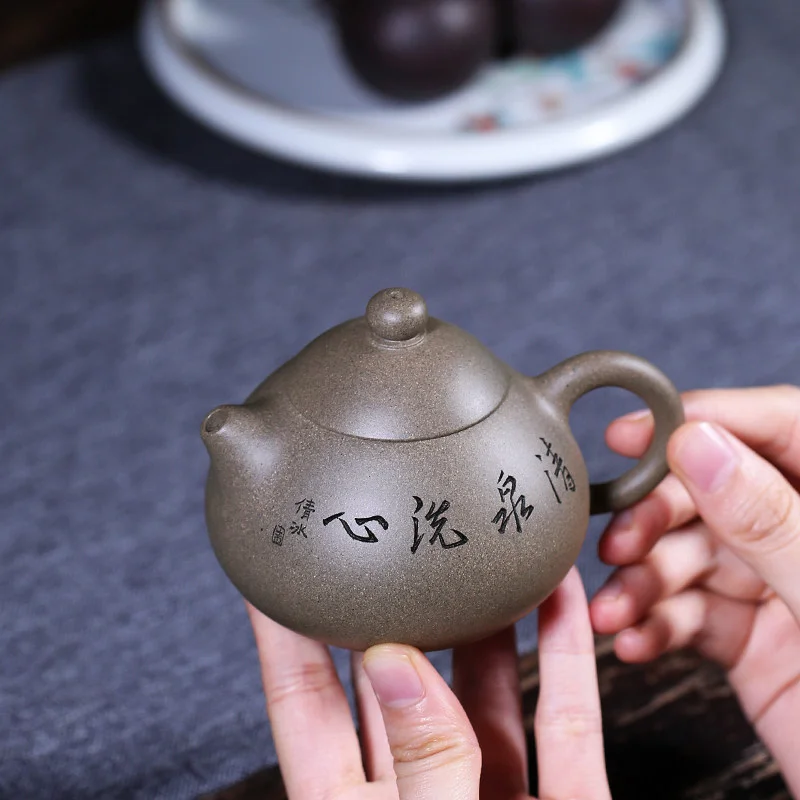 小容量小号宜兴紫砂壶纯手工茶壶单壶家用功夫茶壶紫砂茶具泡茶壶 - 3