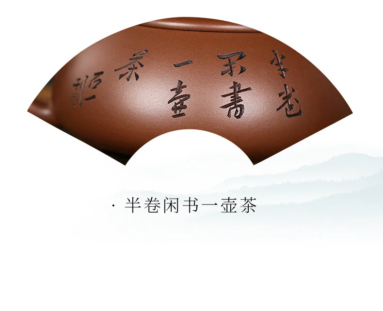 宜兴紫砂壶纯手工家用泡茶壶原矿家藏老紫泥紫砂茶具单壶云闲石瓢 详情图 16