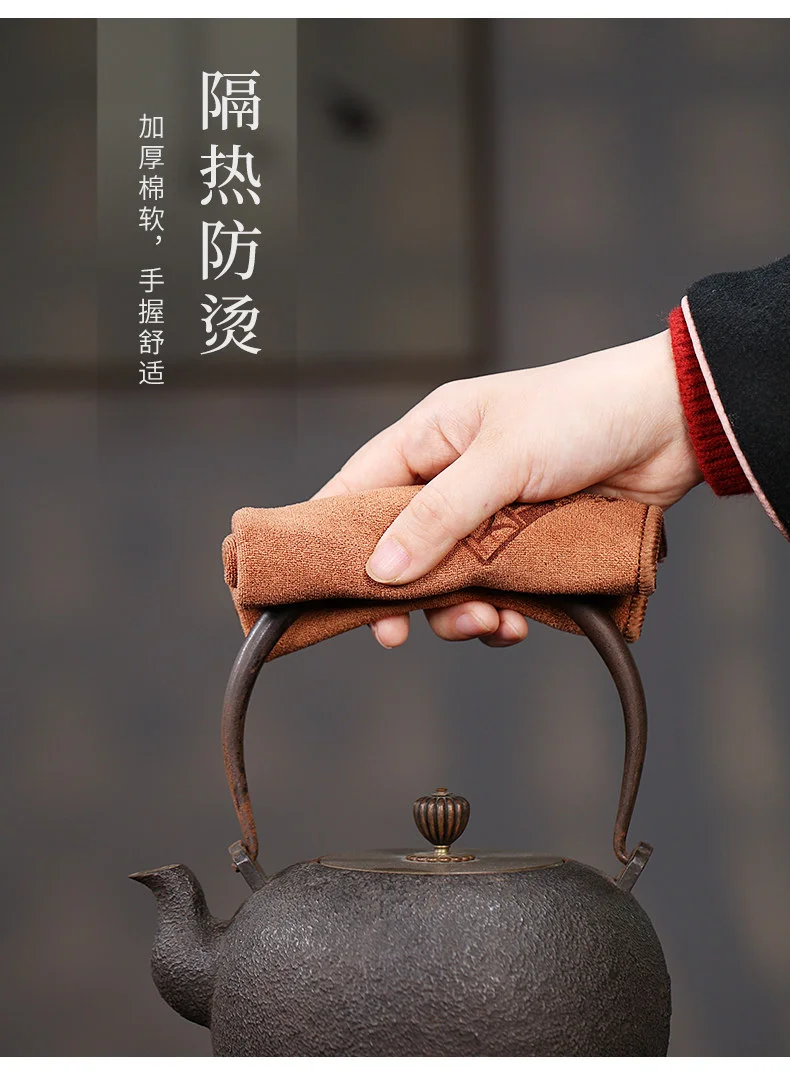 吸水茶巾布茶道茶桌抹布茶毛巾茶巾垫长条茶布茶具配件擦壶养壶巾 详情图 13