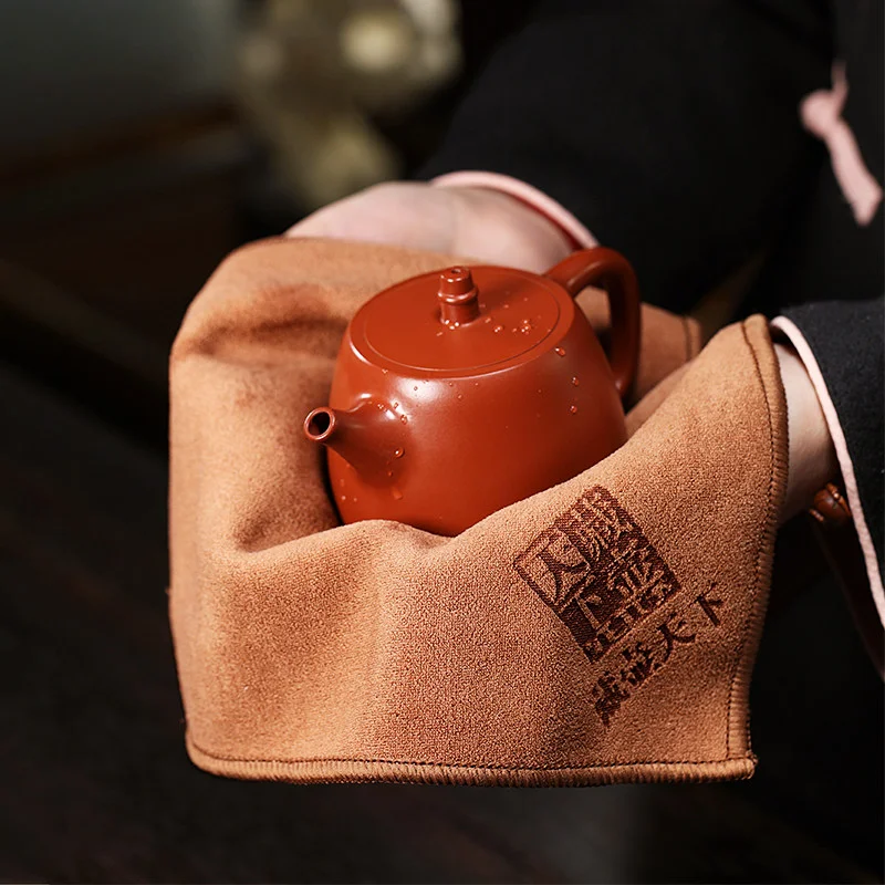 吸水茶巾布茶道茶桌抹布茶毛巾茶巾垫长条茶布茶具配件擦壶养壶巾 - 4