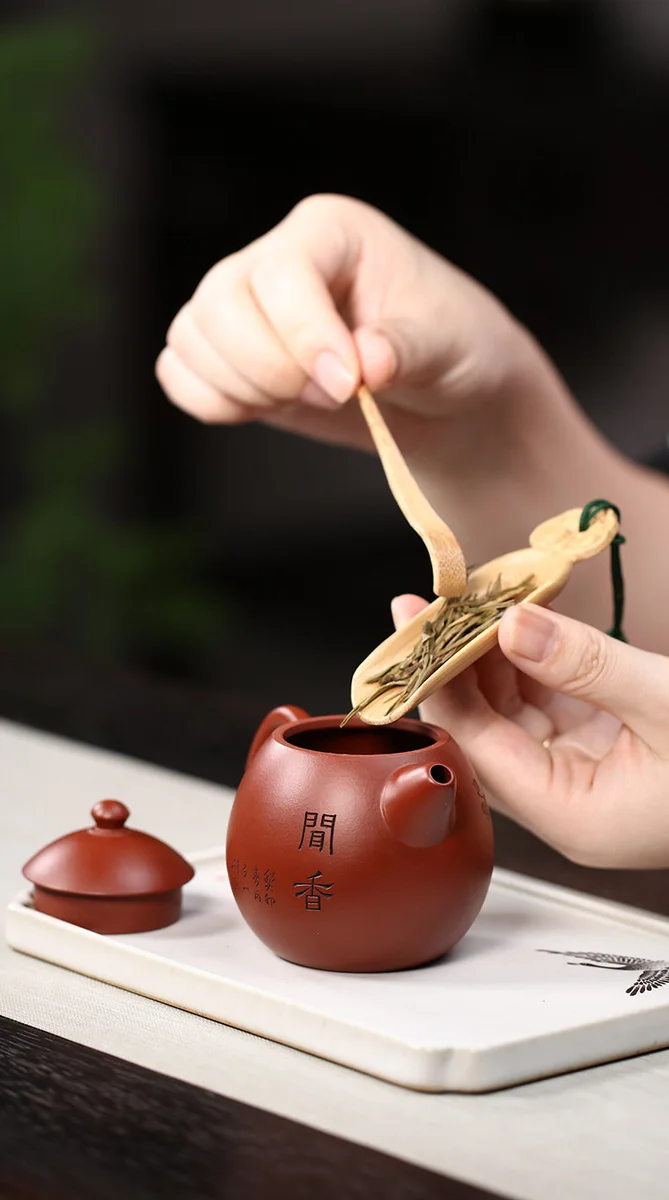 宜兴紫砂壶纯手工功夫茶具一人用单壶原矿大红袍小容量泡茶壶龙蛋 详情图 17