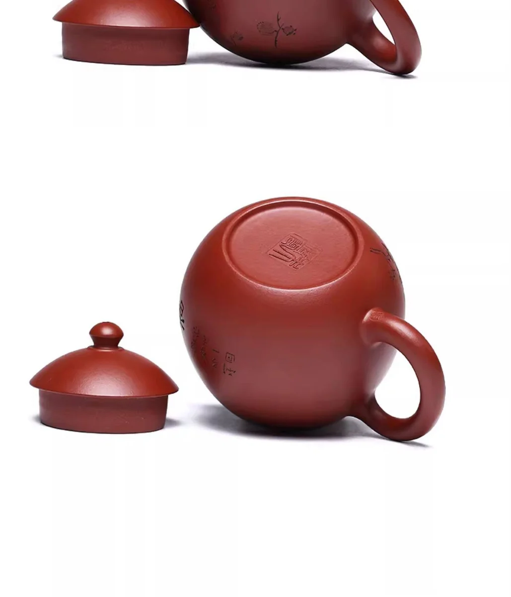 宜兴紫砂壶纯手工功夫茶具一人用单壶原矿大红袍小容量泡茶壶龙蛋 详情图 22