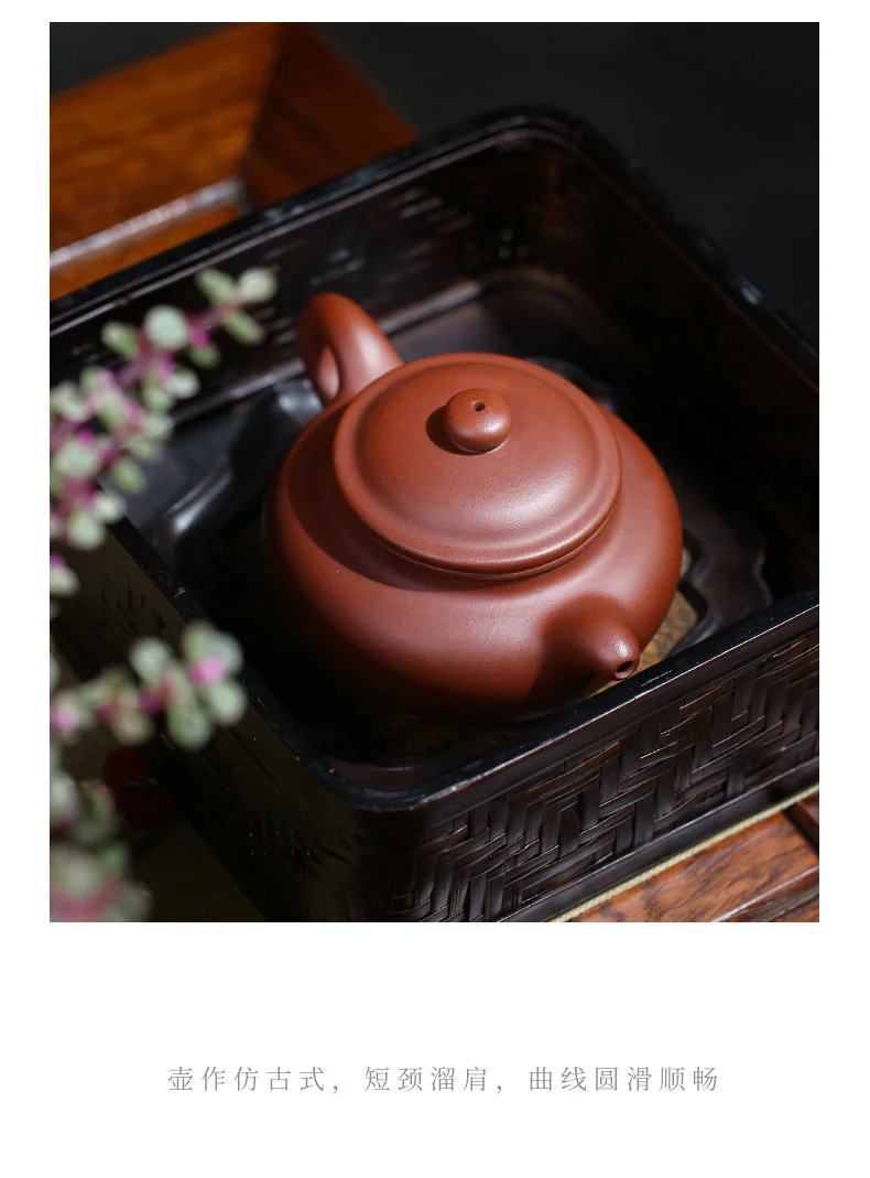 宜兴紫砂壶纯手工小茶壶单人家用茶具泡茶壶原矿底槽清仿古壶单壶 详情图 3