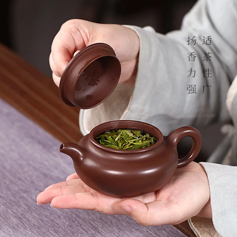 藏壶天下宜兴紫砂壶纯手工功夫茶具原矿紫泥家用泡茶壶全手工仿古 - 5