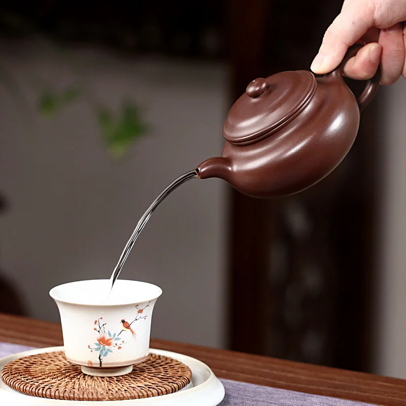 藏壶天下宜兴紫砂壶纯手工功夫茶具原矿紫泥家用泡茶壶全手工仿古 - 6