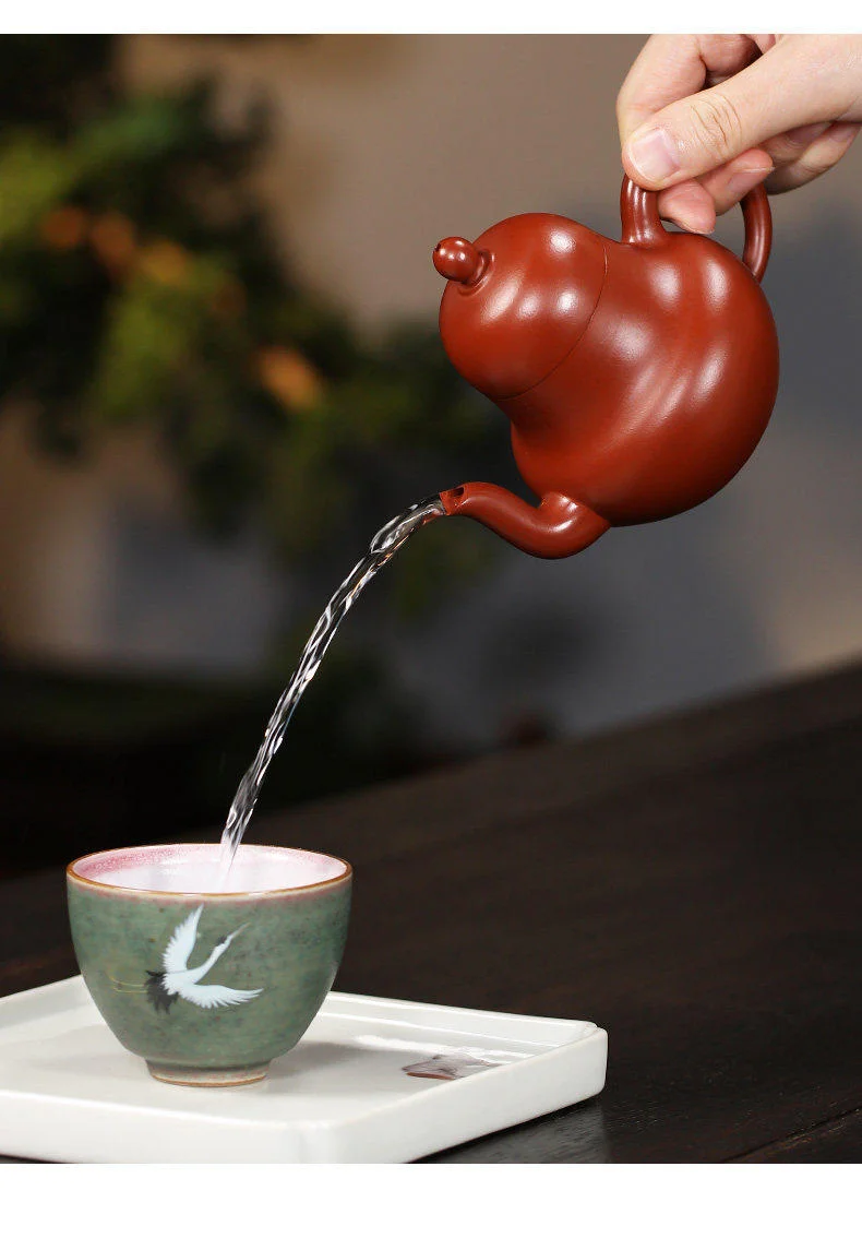 藏壶天下宜兴紫砂壶纯手工功夫茶具原矿大红袍家用泡茶壶思亭壶 详情图 14