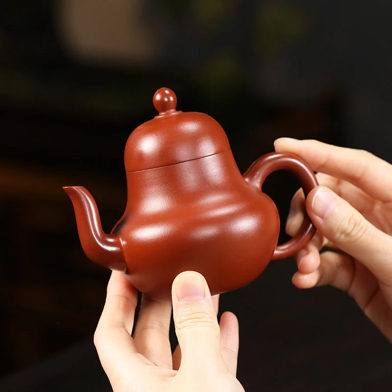 藏壶天下宜兴紫砂壶纯手工功夫茶具原矿大红袍家用泡茶壶思亭壶 - 5