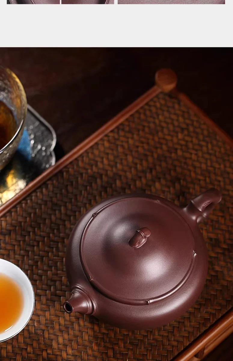 藏壶天下原矿老紫泥宜兴全手工紫砂壶名家戴尔其大口径胸有成竹 详情图 9