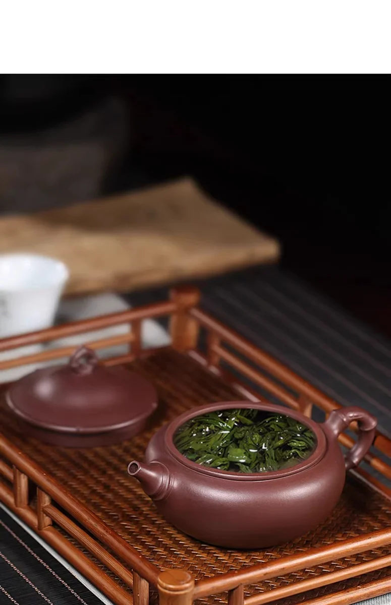 藏壶天下原矿老紫泥宜兴全手工紫砂壶名家戴尔其大口径胸有成竹 详情图 13