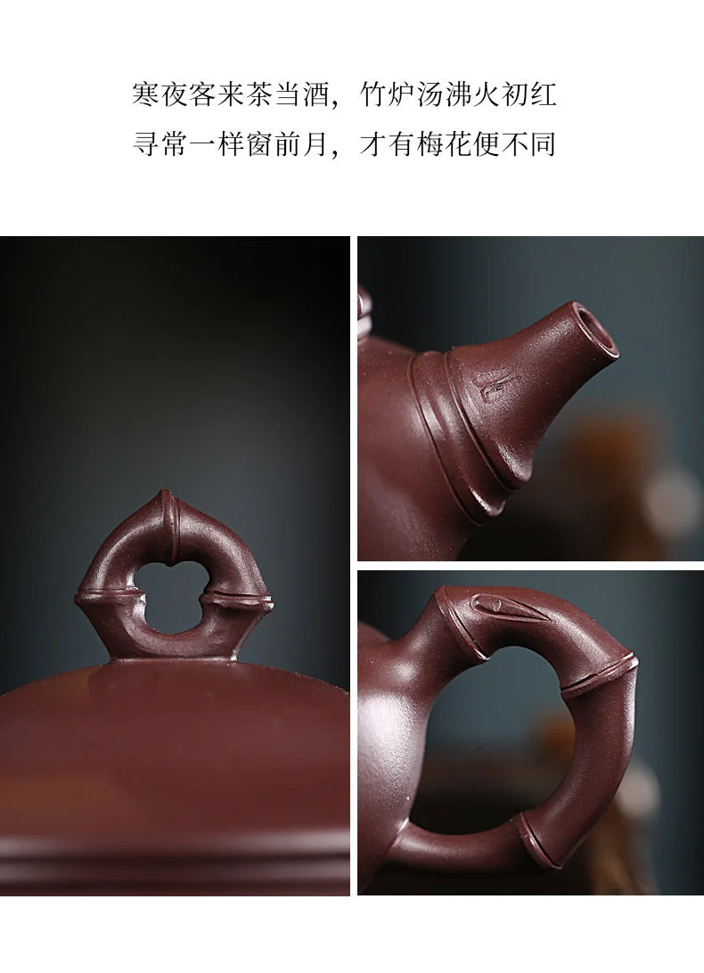 藏壶天下原矿老紫泥宜兴全手工紫砂壶名家戴尔其大口径胸有成竹 详情图 15