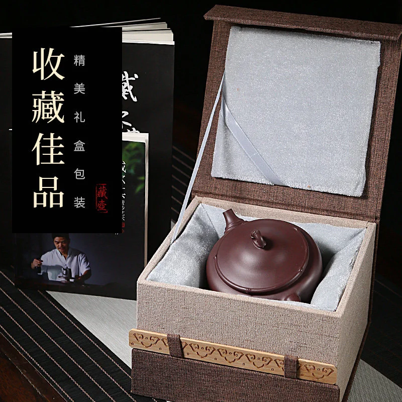 藏壶天下原矿老紫泥宜兴全手工紫砂壶名家戴尔其大口径胸有成竹 - 5