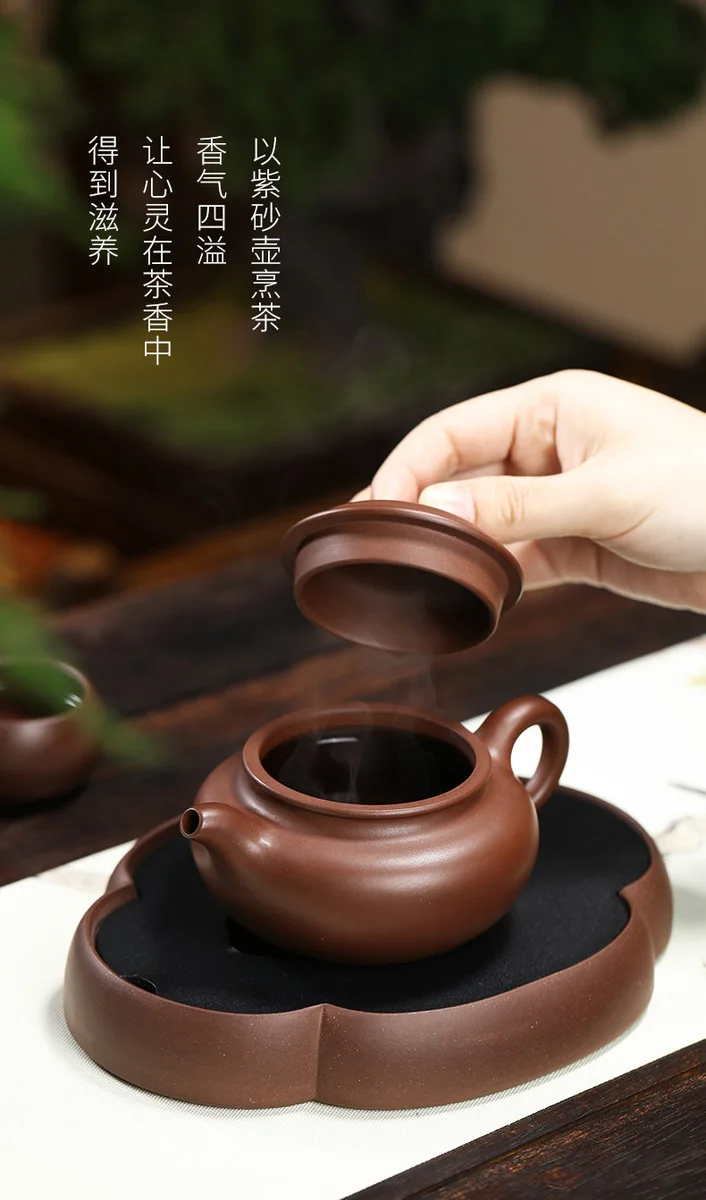 宜兴紫砂壶纯手工家用泡茶壶套装茶具原矿紫泥复刻景舟仿古240ml 详情图 18