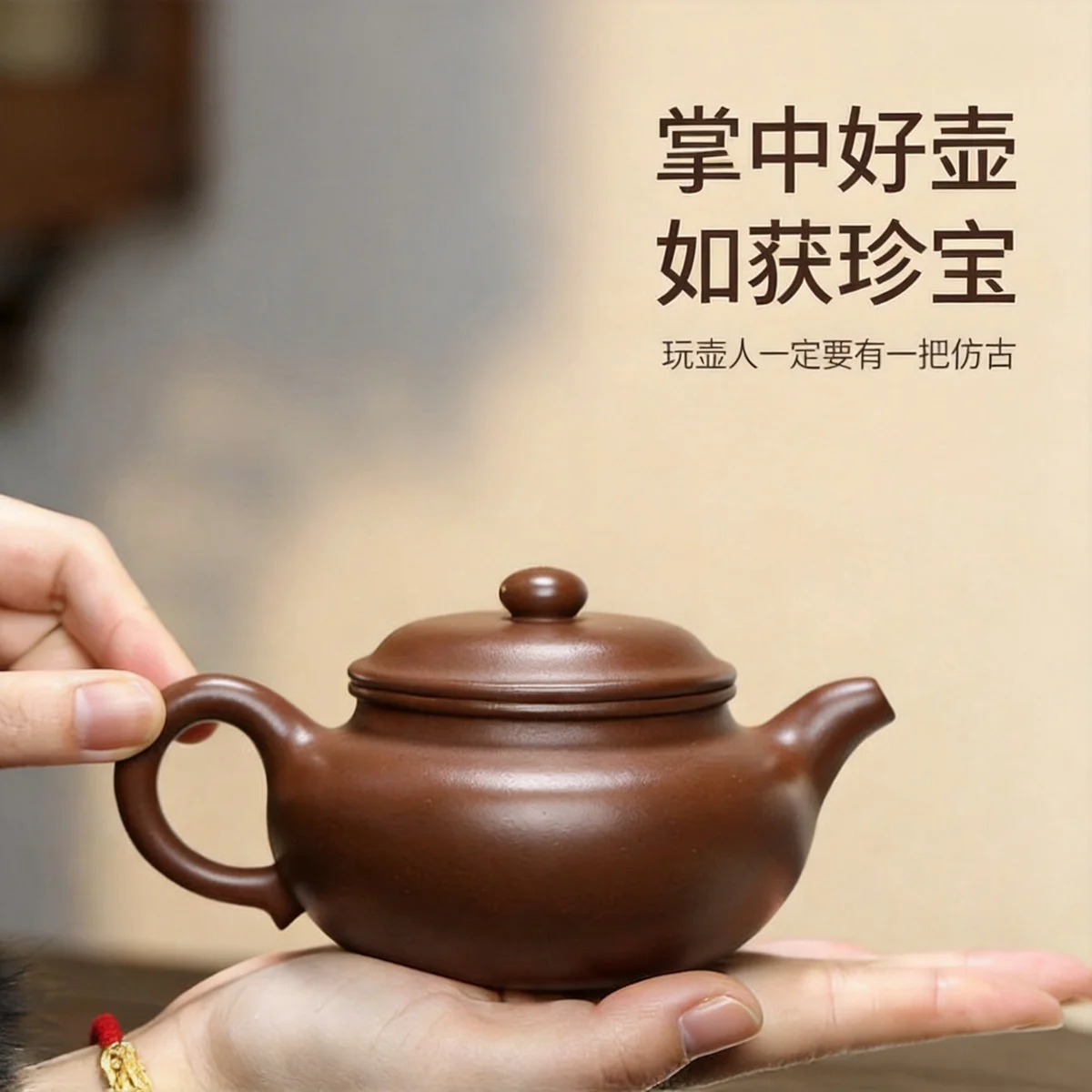 宜兴紫砂壶纯手工家用泡茶壶套装茶具原矿紫泥复刻景舟仿古240ml
