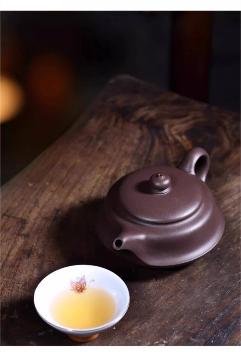 藏壶天下宜兴紫砂壶纯手工老紫泥泡茶壶家用功夫茶具单壶一帆风顺 详情图 15