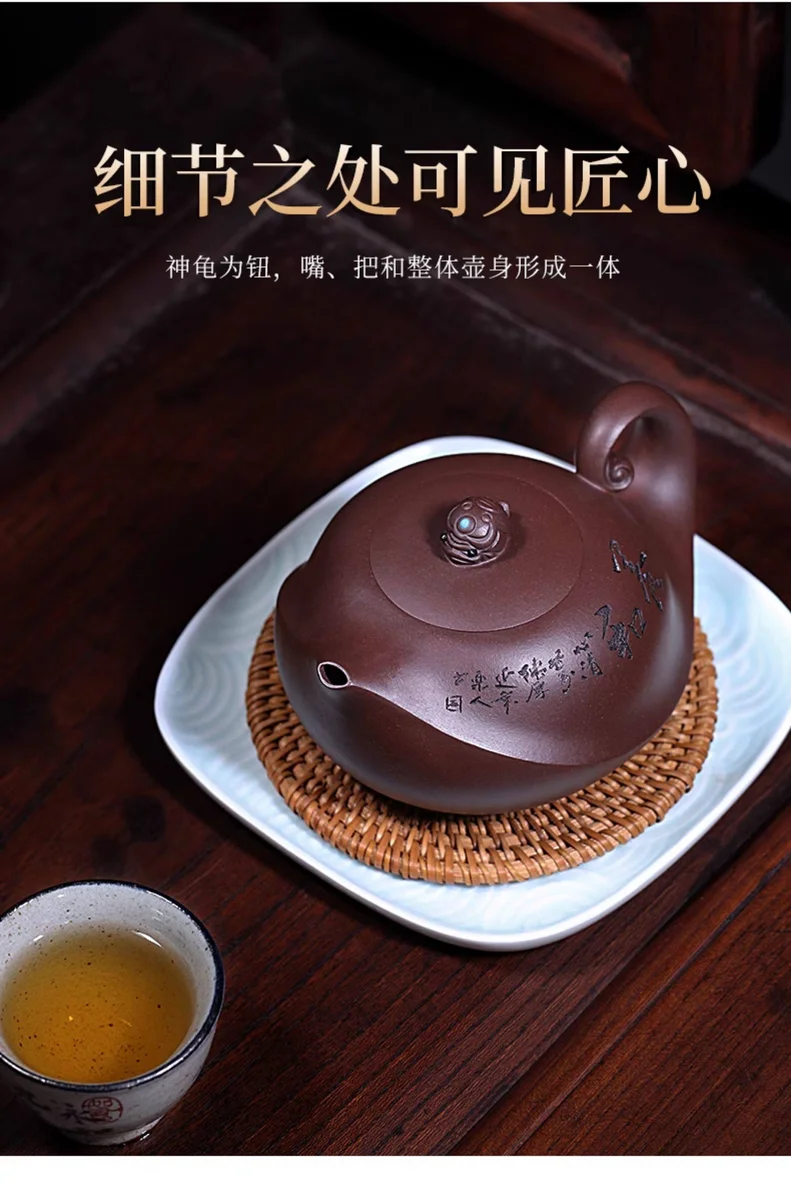 藏壶天下原矿紫泥宜兴紫砂壶纯手工泡茶壶家用紫砂功夫茶具养和壶 详情图 9