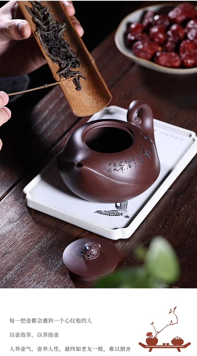 藏壶天下原矿紫泥宜兴紫砂壶纯手工泡茶壶家用紫砂功夫茶具养和壶 详情图 11