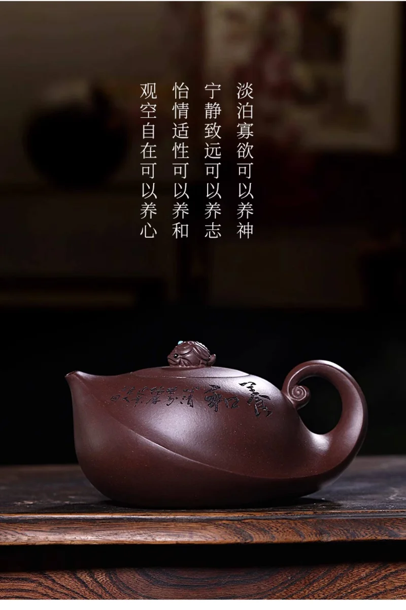 藏壶天下原矿紫泥宜兴紫砂壶纯手工泡茶壶家用紫砂功夫茶具养和壶 详情图 3