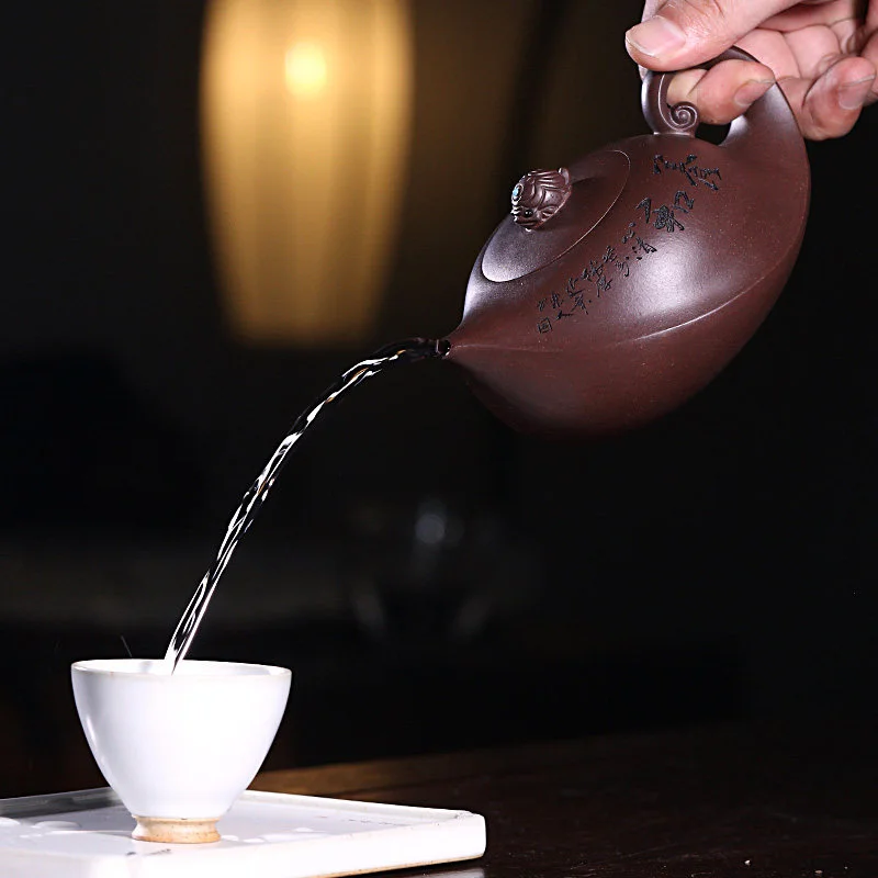 藏壶天下原矿紫泥宜兴紫砂壶纯手工泡茶壶家用紫砂功夫茶具养和壶 - 6