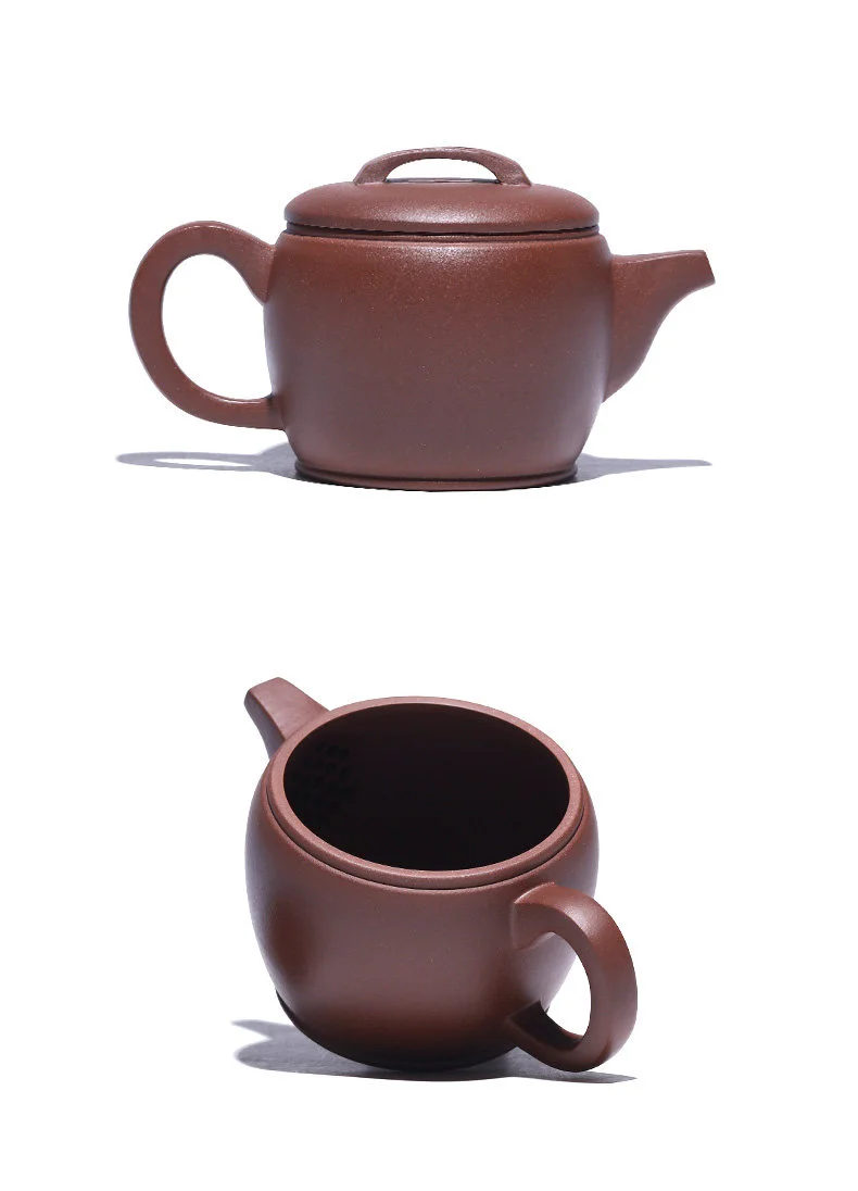宜兴紫砂壶纯手工小茶壶原矿紫泥小容量家用功夫茶具单大口汉瓦壶 详情图 14