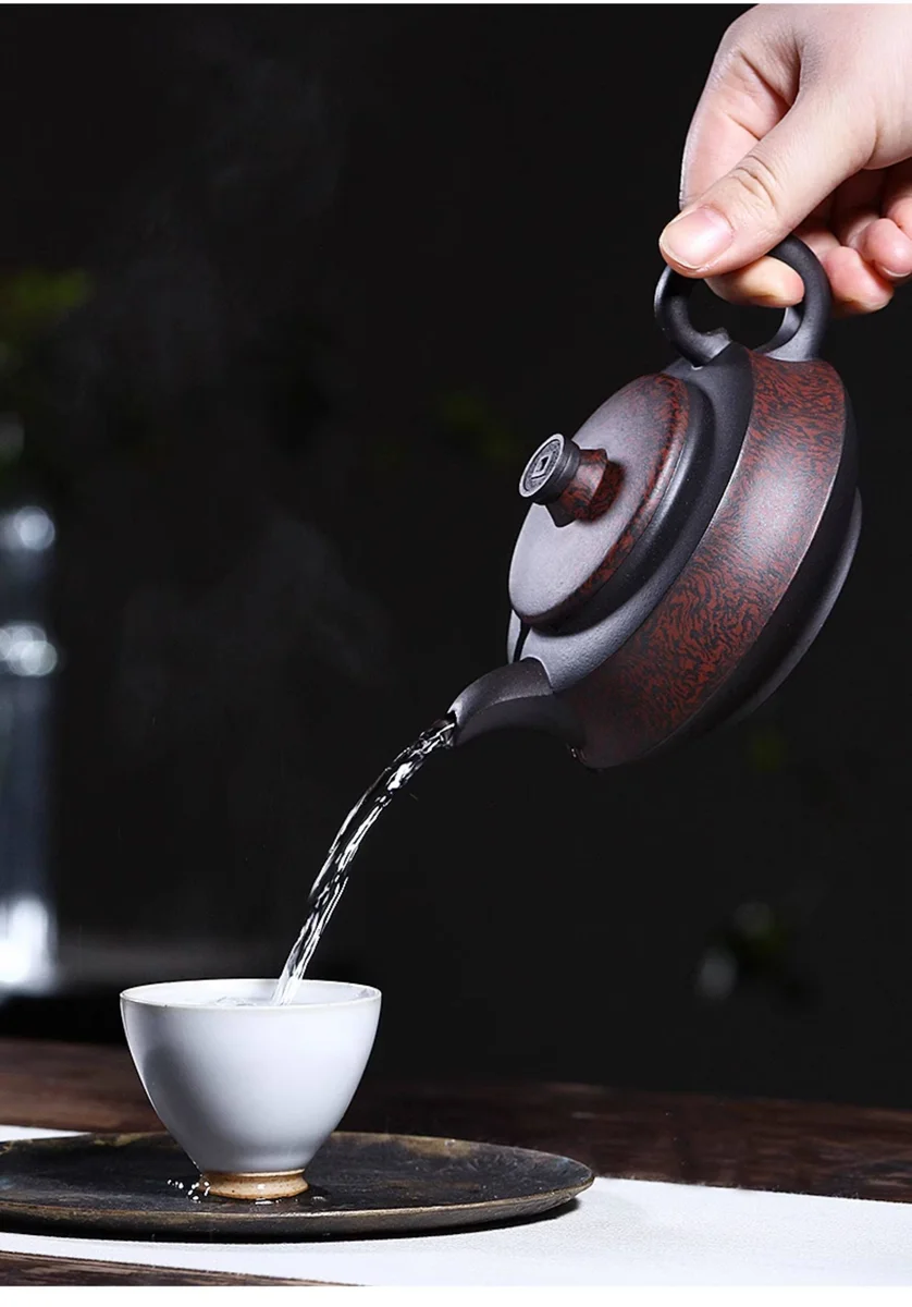 藏壶天下宜兴紫砂壶纯手工绞泥泡茶壶原矿紫泥大容量家用茶具单壶 详情图 9