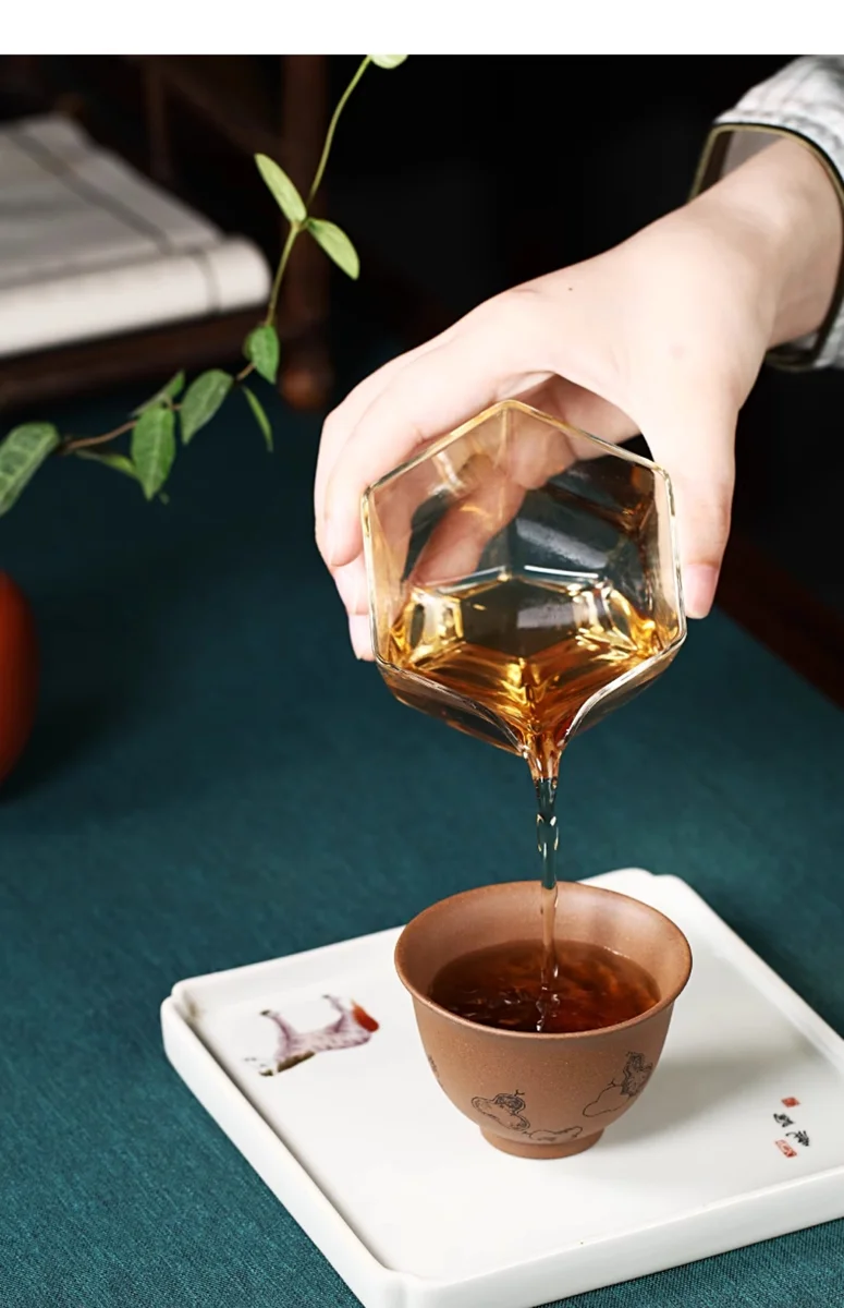 宜兴紫砂品茗杯功夫茶杯个人专用茶盏茶碗段泥刻绘葫芦福禄主人杯 详情图 9