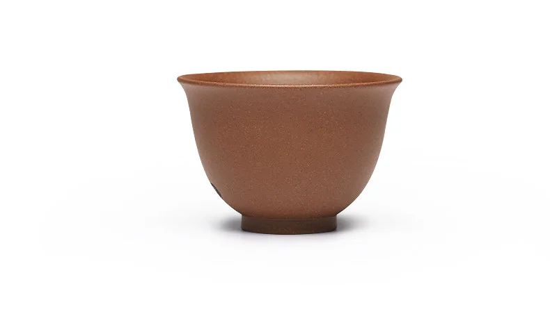 宜兴紫砂品茗杯功夫茶杯个人专用茶盏茶碗段泥刻绘葫芦福禄主人杯 详情图 16