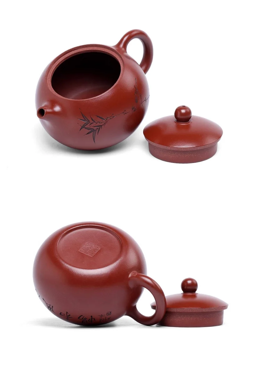 宜兴紫砂壶纯手工茶壶泡茶家用单壶原矿大红袍紫砂茶具红颜西施壶 详情图 24