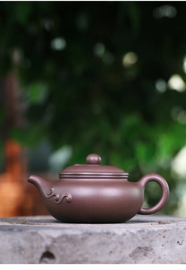 藏壶天下宜兴紫砂壶纯手工茶壶原矿紫泥紫砂茶具泡茶壶如意仿古壶 详情图 12