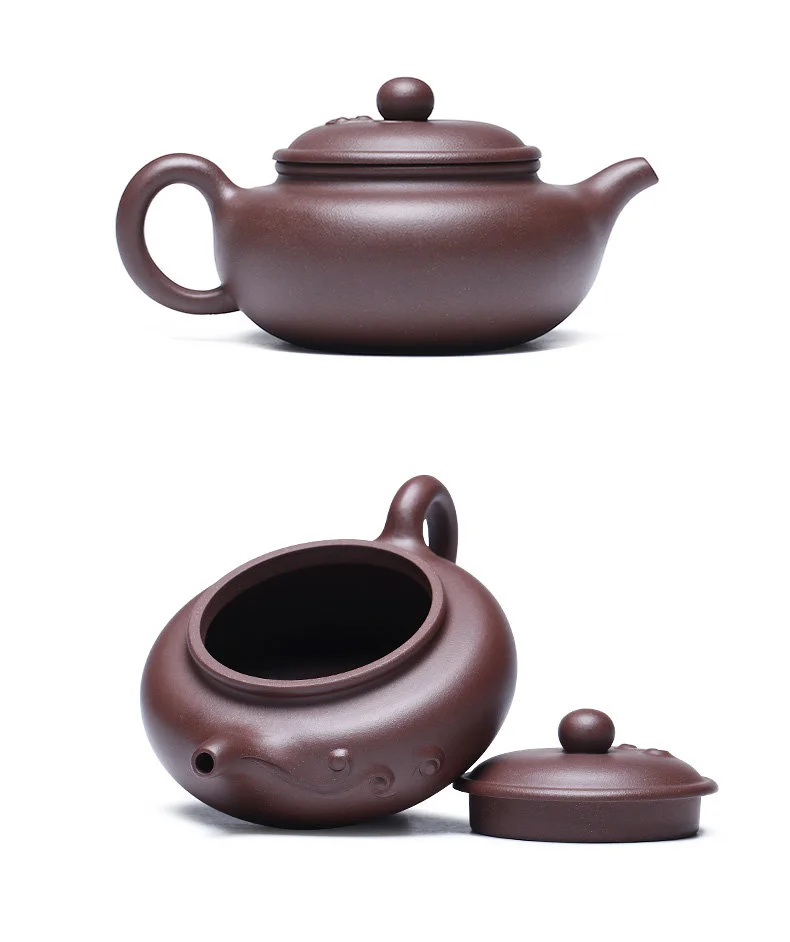 藏壶天下宜兴紫砂壶纯手工茶壶原矿紫泥紫砂茶具泡茶壶如意仿古壶 详情图 16