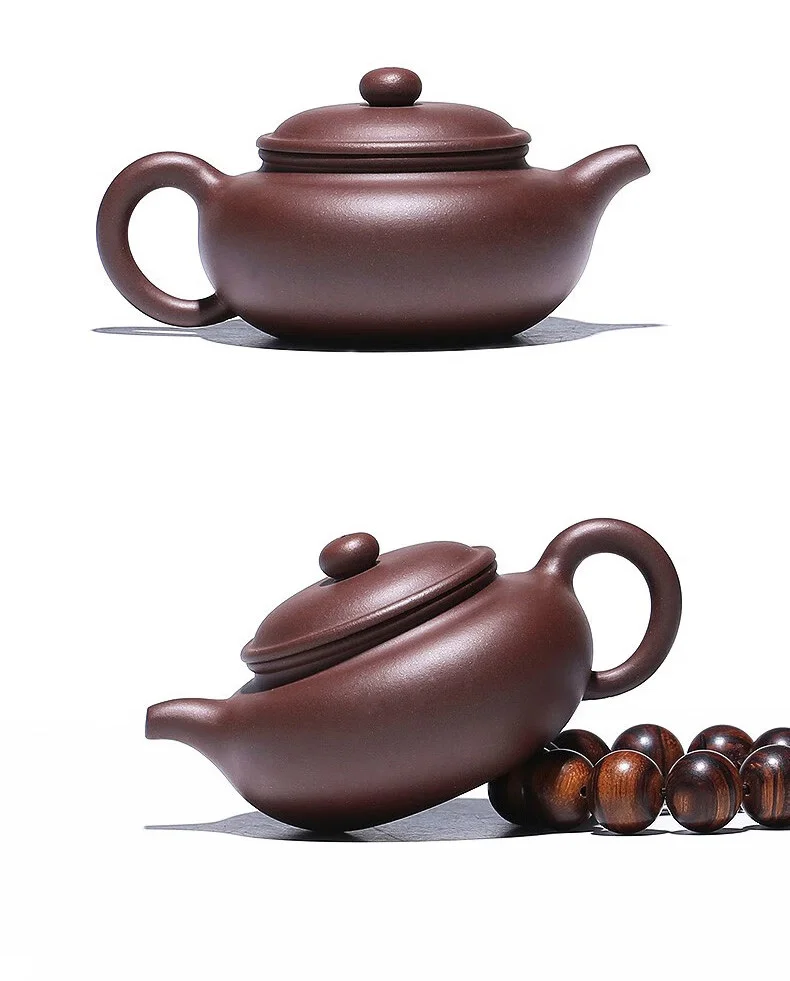 藏壶天下宜兴紫砂壶纯手工功夫茶具单壶原矿紫泥家用泡茶壶仿古壶 详情图 13