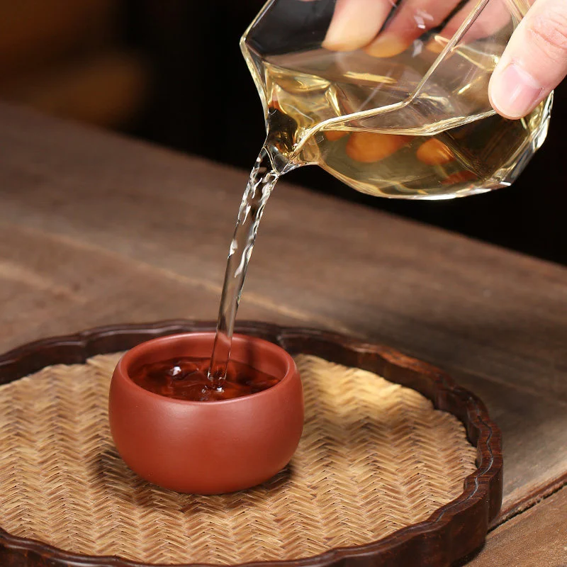 宜兴紫砂品茗杯功夫茶杯个人专用小杯茶盏原矿紫砂小口杯主人杯 - 5