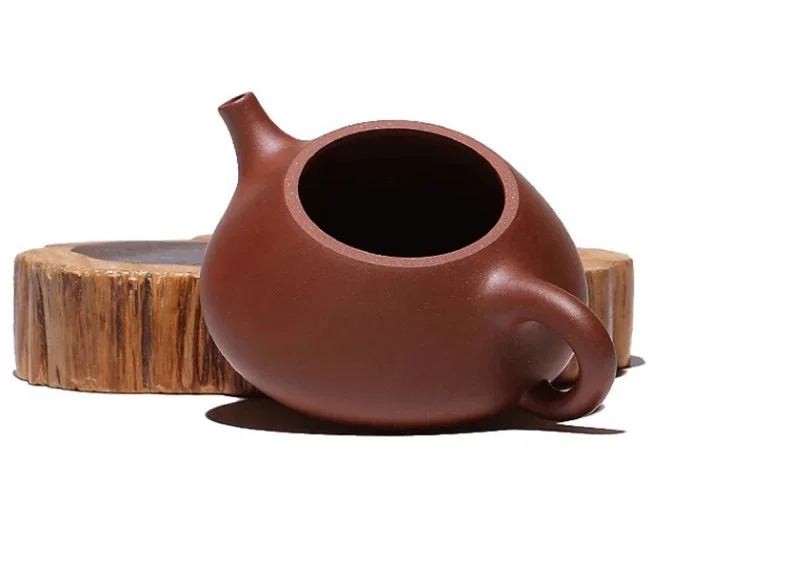 宜兴紫砂壶纯手工茶壶单人泡茶壶家用紫砂茶具单壶底槽清景舟石瓢 详情图 19