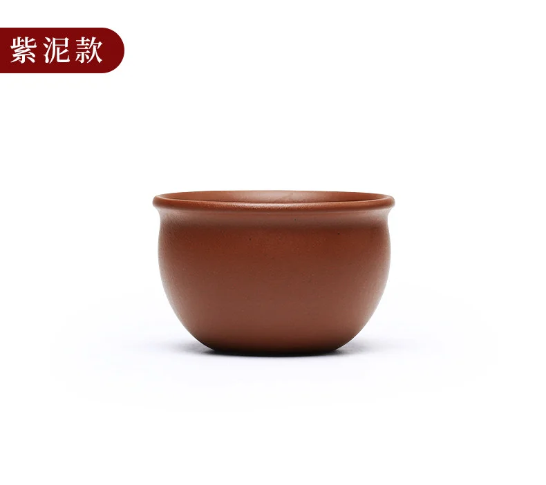 纯手工宜兴紫砂杯个人专用主人杯小口茶杯品茗杯紫泥茶缸茶碗小杯 详情图 11