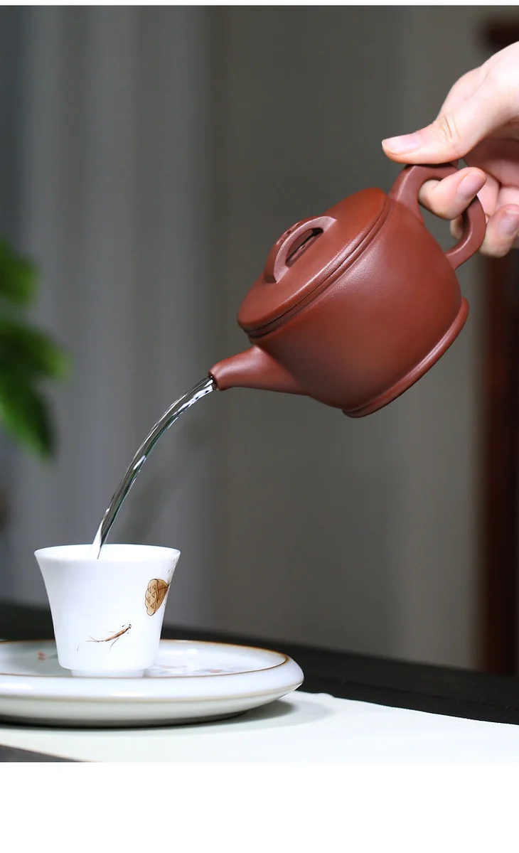 原矿底槽清正宗宜兴紫砂壶纯手工茶壶家用茶具大口汉瓦泡茶壶单壶 详情图 15