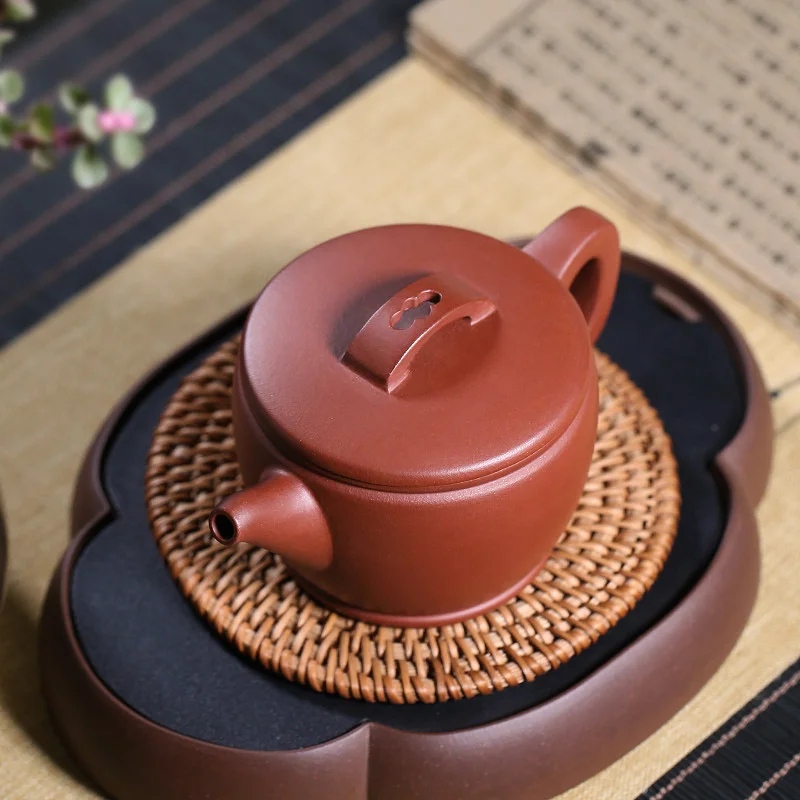 原矿底槽清正宗宜兴紫砂壶纯手工茶壶家用茶具大口汉瓦泡茶壶单壶 - 4